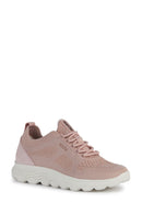 Geox Kadın Pembe Spherica Bağcıklı Kumaş Sneaker | Derimod Geox Kadın Pembe Spherica Bağcıklı Kumaş Sneaker | Derimod