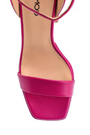 Women's Platform Heeled Leather Sandals | Derimod Women's Platform Heeled Leather Sandals | Derimod