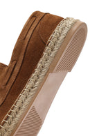 Men's Tan Suede Leather Espadrille | Derimod Men's Tan Suede Leather Espadrille | Derimod