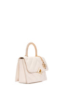 Women's Cream Long Strap Quilted Handbag | Derimod Women's Cream Long Strap Quilted Handbag | Derimod