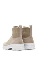 Women's Leather Lace-Up Boots | Derimod Women's Leather Lace-Up Boots | Derimod