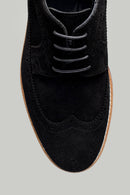 Men's Black Suede Leather Shoes | Derimod Men's Black Suede Leather Shoes | Derimod