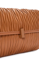 Women's Tan Long Strap Crossbody Bag | Derimod Women's Tan Long Strap Crossbody Bag | Derimod
