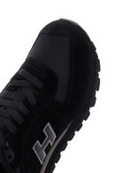 Hammer Jack Men's Black-Smoked Peru Suede Leather Sneaker | Derimod Hammer Jack Men's Black-Smoked Peru Suede Leather Sneaker | Derimod