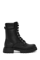 Women's Black Zippered Boots | Derimod Women's Black Zippered Boots | Derimod