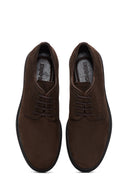 Men's Brown Nubuck Leather Shoes | Derimod Men's Brown Nubuck Leather Shoes | Derimod