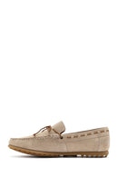 Erkek Bej Süet Deri Casual Loafer | Derimod Erkek Bej Süet Deri Casual Loafer | Derimod
