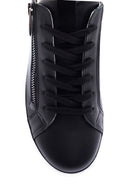 Women's Leather Zipper Detailed Sneaker | Derimod Women's Leather Zipper Detailed Sneaker | Derimod
