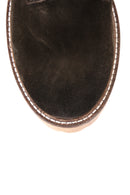 Lace-Up Women's Suede Boots | Derimod Lace-Up Women's Suede Boots | Derimod