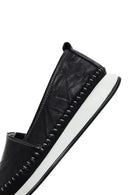 Women's Black Thick Soled Leather Comfort Loafer | Derimod Women's Black Thick Soled Leather Comfort Loafer | Derimod