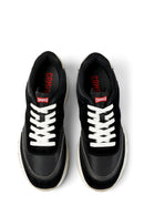Camper Women's Black Drift Leather Sneaker | Derimod Camper Women's Black Drift Leather Sneaker | Derimod