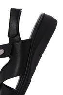 Women's Black Comfort Sandals | Derimod Women's Black Comfort Sandals | Derimod