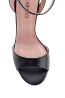 Women's Leather Heel Detailed Sandals | Derimod Women's Leather Heel Detailed Sandals | Derimod