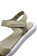 Kadın Yeşil Deri Comfort Sandalet | Derimod Kadın Yeşil Deri Comfort Sandalet | Derimod