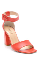 Women's Leather Heeled Sandals | Derimod Women's Leather Heeled Sandals | Derimod
