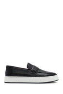 Erkek Siyah Deri Loafer | Derimod Erkek Siyah Deri Loafer | Derimod