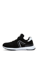 Men's Black Suede Leather Sneaker | Derimod Men's Black Suede Leather Sneaker | Derimod