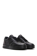 Erkek Siyah Deri Sneaker | Derimod Erkek Siyah Deri Sneaker | Derimod