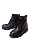 Harley Davidson Erkek Siyah Deri Gibson Bot | Derimod Harley Davidson Erkek Siyah Deri Gibson Bot | Derimod