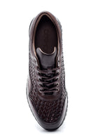 Men's Leather Braided Sneaker | Derimod Men's Leather Braided Sneaker | Derimod