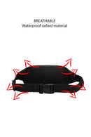 D-Pack Men's Gray Fabric Waist Bag | Derimod D-Pack Men's Gray Fabric Waist Bag | Derimod