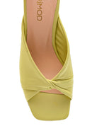 Women's Casual Heeled Leather Slippers | Derimod Women's Casual Heeled Leather Slippers | Derimod