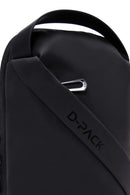 D-Pack Erkek Siyah Kumaş Çapraz Çanta | Derimod D-Pack Erkek Siyah Kumaş Çapraz Çanta | Derimod