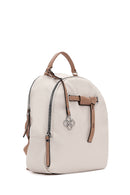 Woman Cream Backpack | Derimod Woman Cream Backpack | Derimod