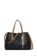 Woman Black Long-Strap Shoulder Bag | Derimod Woman Black Long-Strap Shoulder Bag | Derimod