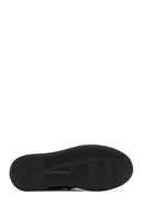 Men's Black Lace-up Leather Sneaker | Derimod Men's Black Lace-up Leather Sneaker | Derimod