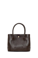 Woman Brown Long-Strap Mini Leather Shoulder Bag | Derimod Woman Brown Long-Strap Mini Leather Shoulder Bag | Derimod