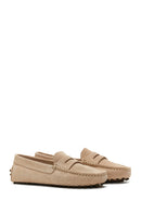 Kadın Deri Süet Loafer | Derimod Kadın Deri Süet Loafer | Derimod