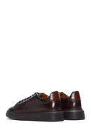 Men's Brown Leather Thick Sole Sneaker | Derimod Men's Brown Leather Thick Sole Sneaker | Derimod