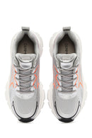 Women's Orange Chunky Sole Lace-Up Sneakers | Derimod Women's Orange Chunky Sole Lace-Up Sneakers | Derimod