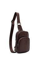 Men's Brown Mini Crossbody Bag | Derimod Men's Brown Mini Crossbody Bag | Derimod