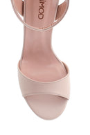 Women's Leather Heel Detailed Sandals | Derimod Women's Leather Heel Detailed Sandals | Derimod