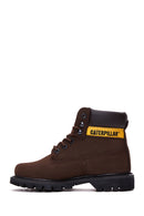 Caterpillar Women's Brown Nubuck Leather Colorado Boots | Derimod Caterpillar Women's Brown Nubuck Leather Colorado Boots | Derimod
