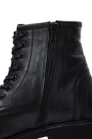 Men's Black Leather Zippered Casual Boots | Derimod Men's Black Leather Zippered Casual Boots | Derimod