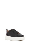 ACBC x Derimod Women's Black Lace-Up Chunky Sole Sneakers | Derimod ACBC x Derimod Women's Black Lace-Up Chunky Sole Sneakers | Derimod