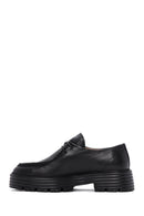 Women's Black Lace-Up Leather Masculine Shoes | Derimod Women's Black Lace-Up Leather Masculine Shoes | Derimod