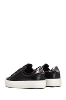 Kadın Siyah Deri Sneaker | Derimod Kadın Siyah Deri Sneaker | Derimod