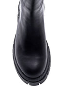 Women's Leather Thick Soled Boots | Derimod Women's Leather Thick Soled Boots | Derimod