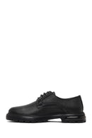 Men's Black Lace-Up Thick-Soled Leather Casual Shoe | Derimod Men's Black Lace-Up Thick-Soled Leather Casual Shoe | Derimod