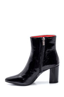 Women's Leather Gritti For Derimod Patent Leather Heeled Boots | Derimod Women's Leather Gritti For Derimod Patent Leather Heeled Boots | Derimod