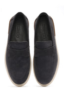 Erkek Gri Süet Deri Casual Loafer | Derimod Erkek Gri Süet Deri Casual Loafer | Derimod