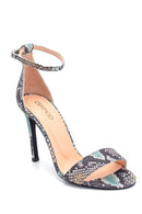 Women's Leather Heeled Sandals | Derimod Women's Leather Heeled Sandals | Derimod