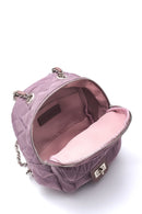 Women's Square Pattern Backpack | Derimod Women's Square Pattern Backpack | Derimod