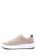 Erkek Gri Nubuk Deri Sneaker | Derimod Erkek Gri Nubuk Deri Sneaker | Derimod