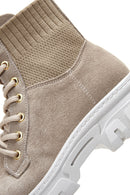 Women's Leather Lace-Up Boots | Derimod Women's Leather Lace-Up Boots | Derimod