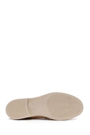 Woman Beige Tasselled Suede Loafer | Derimod Woman Beige Tasselled Suede Loafer | Derimod